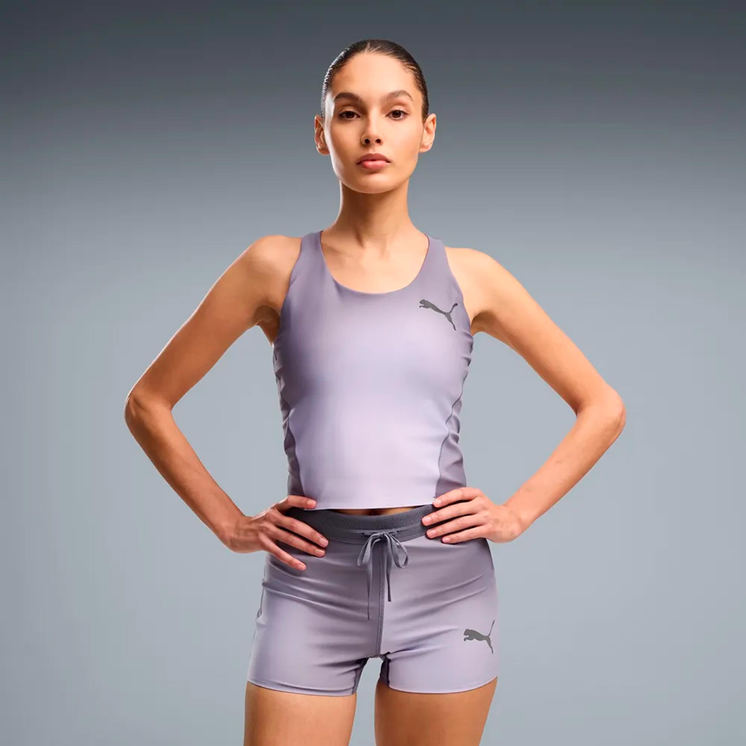Puma Lightspeed AOP   Laufshirt Damen - grau