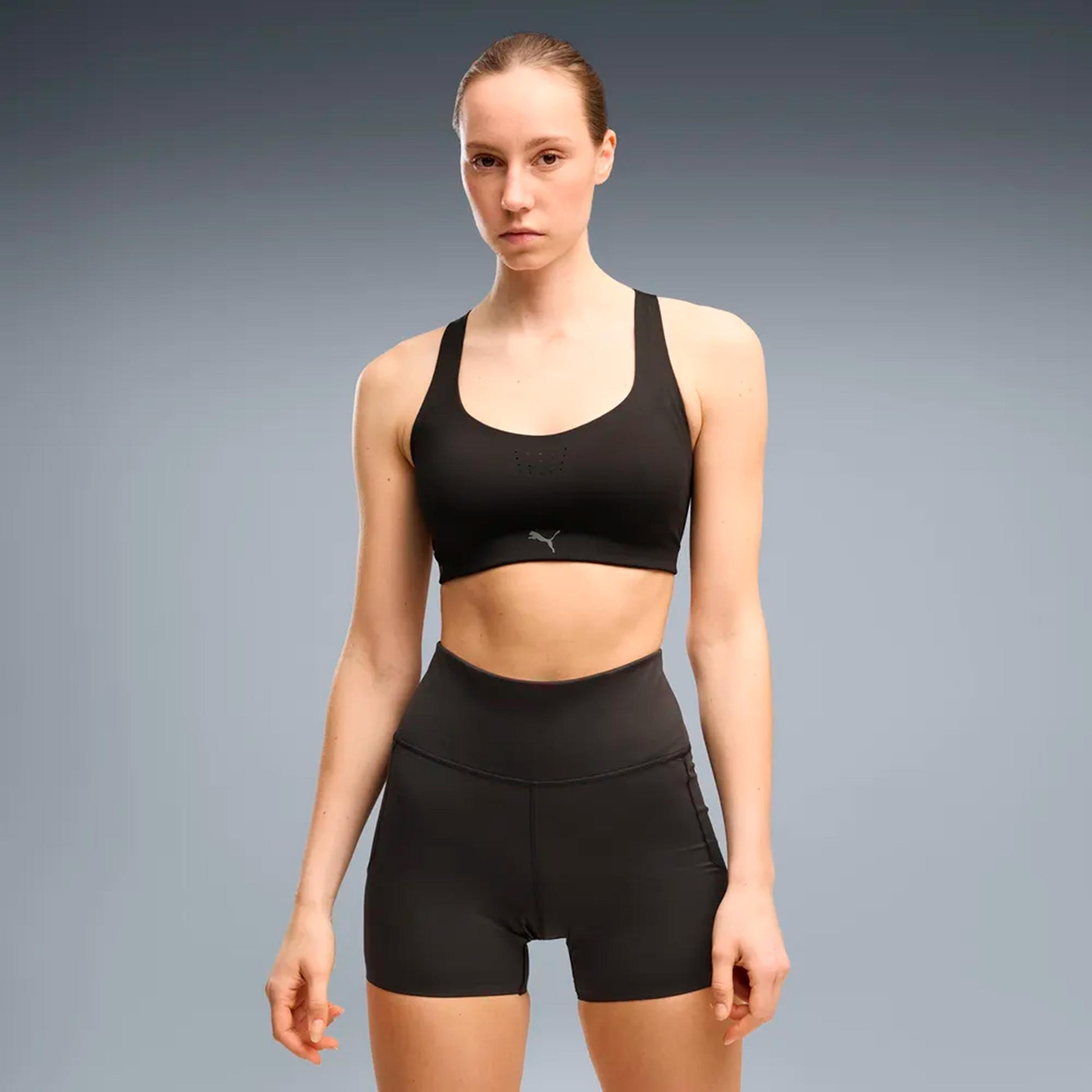 Puma PWRMODE  Sport-BH Damen - schwarz