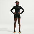 Swift  Laufjacke Damen - schwarz, silber