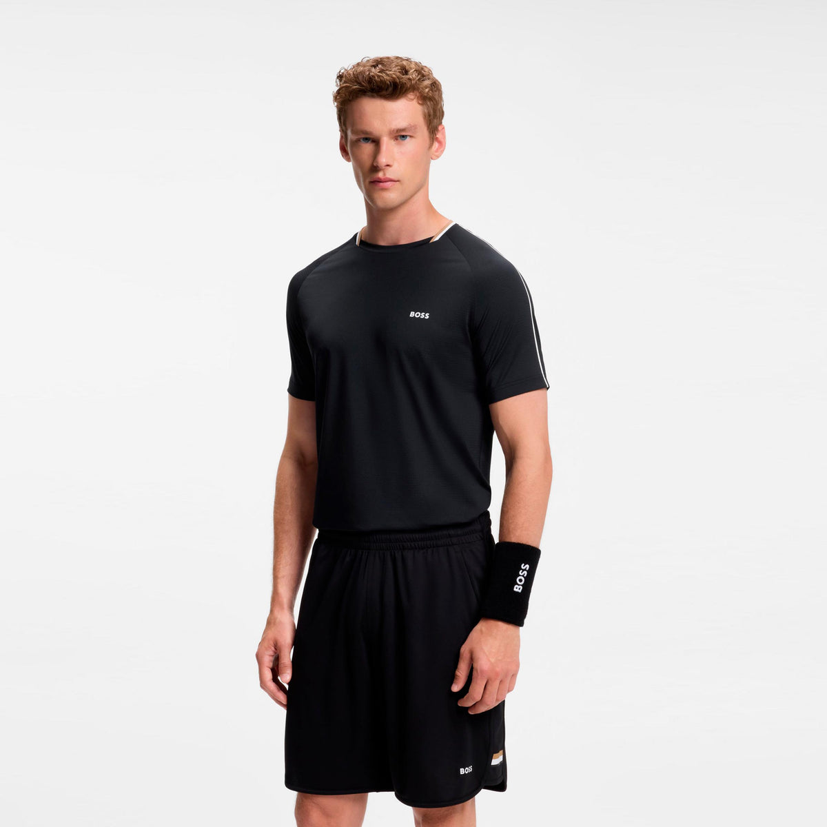 BOSS Court T-Shirt Herren - schwarz