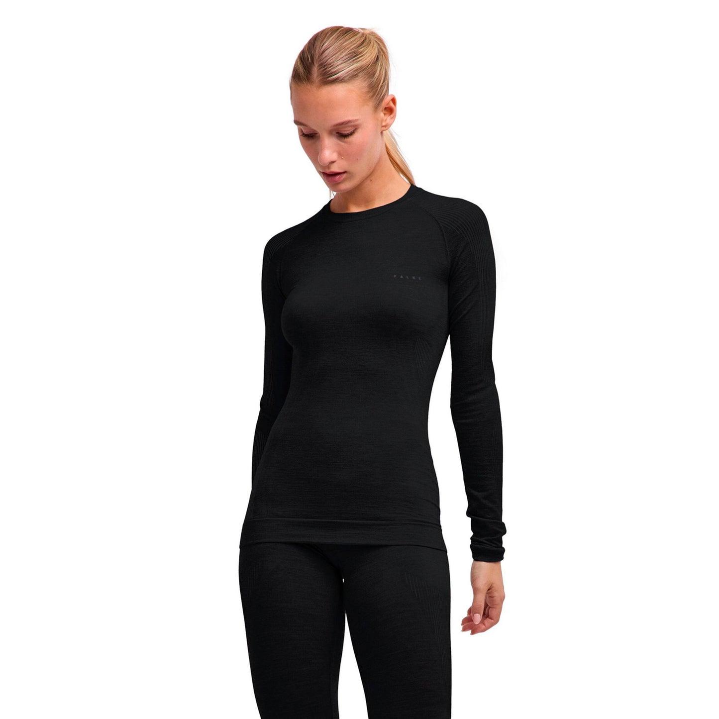 Falke Wool Tech Light  Unterhemd Damen - schwarz