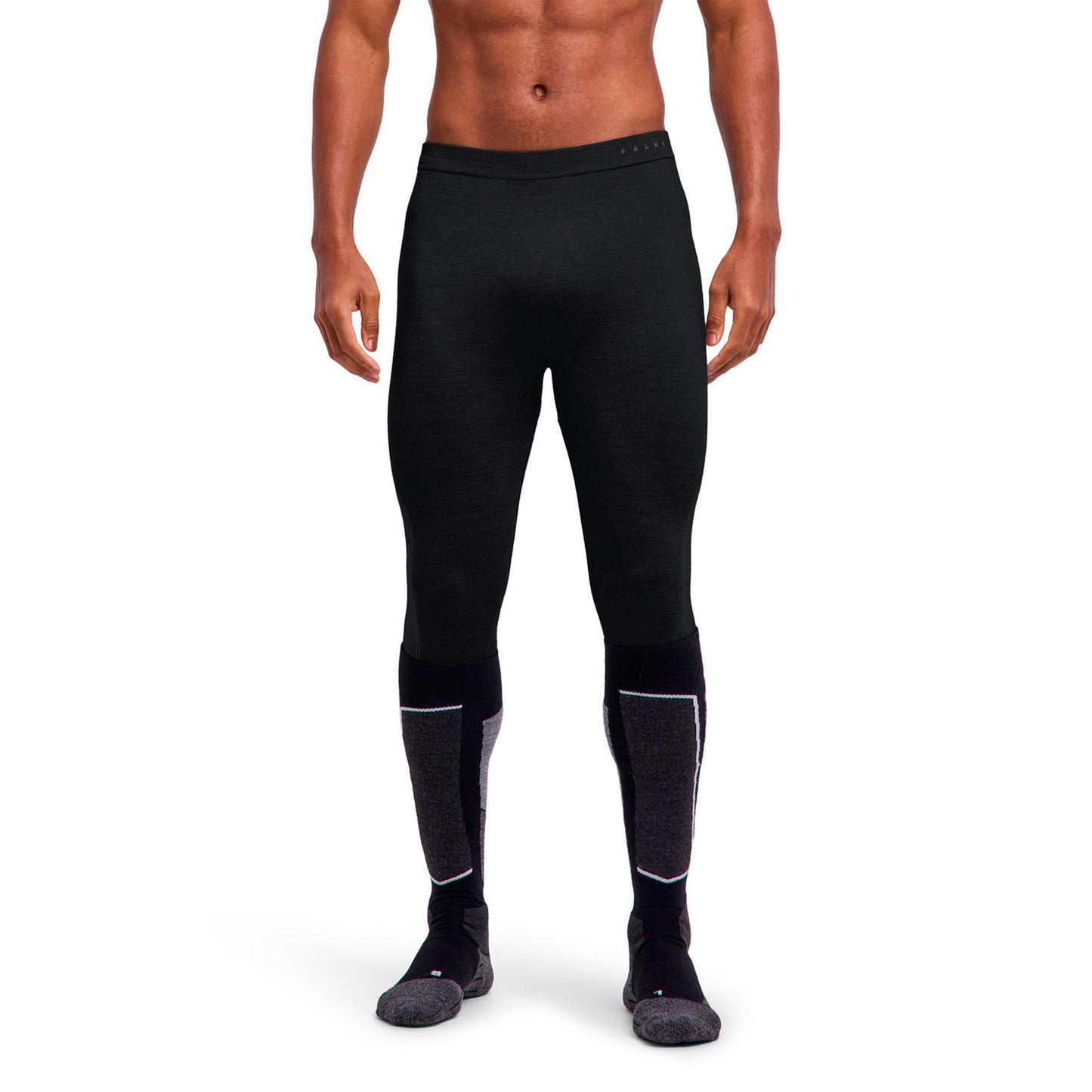 Falke Wool Tech Light 3/4  Tight Herren - schwarz