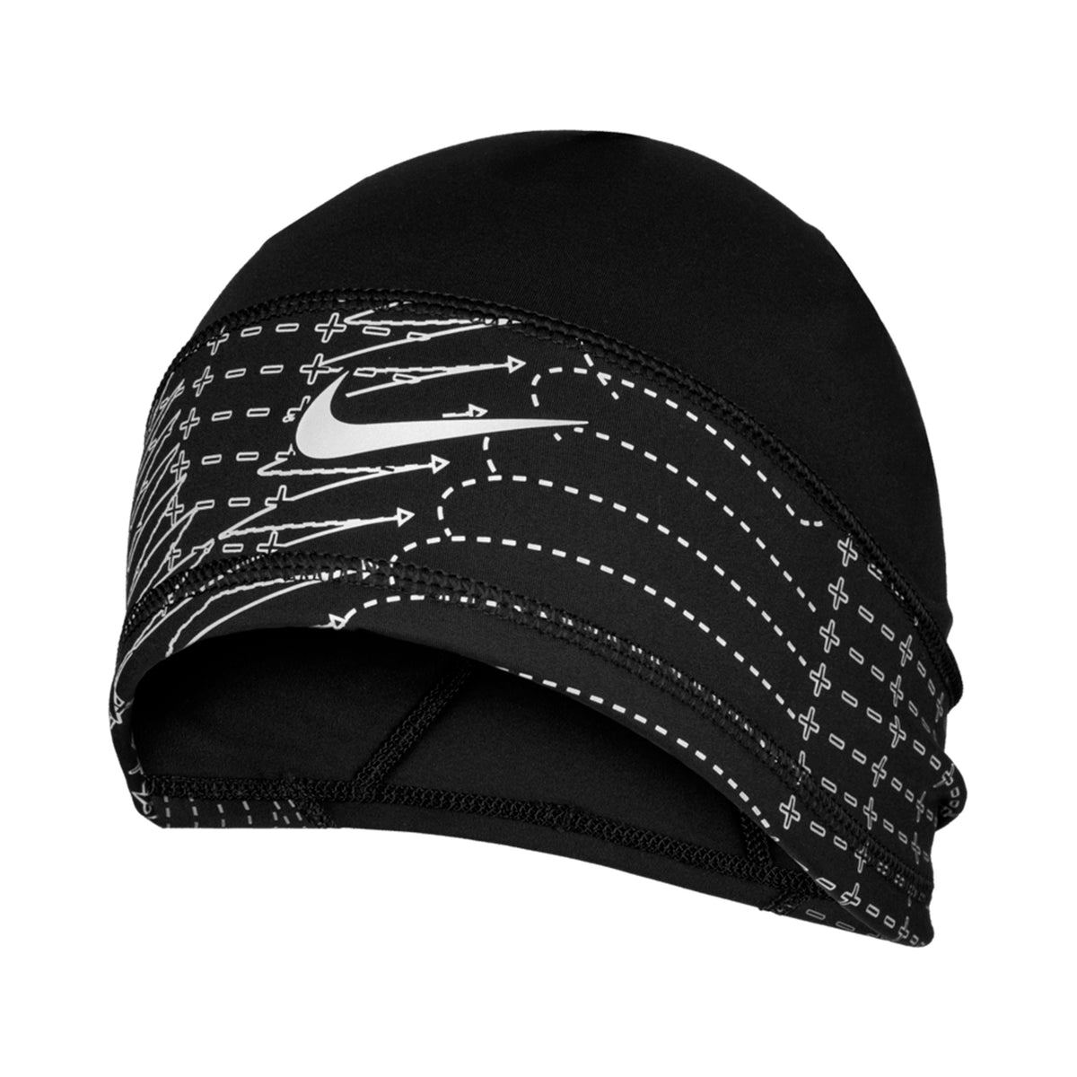 Nike Dri-Fit Terra Uncuffed Reflective Mütze Unisex - schwarz, schwarz