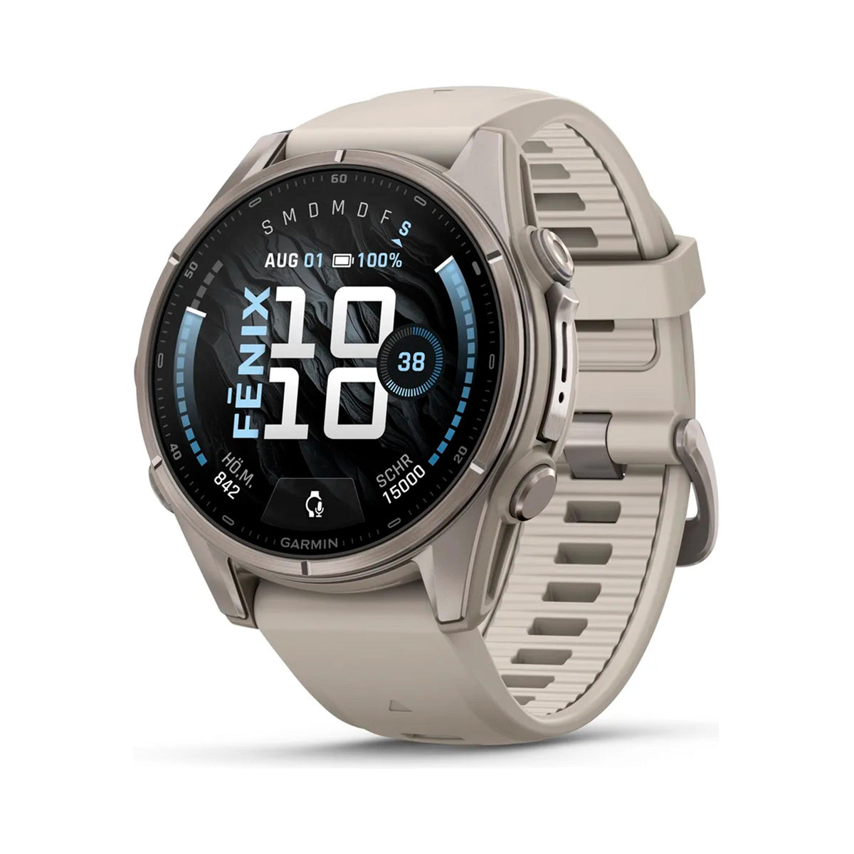 Garmin fenix 9 – 43 mm Pulsuhr - grau