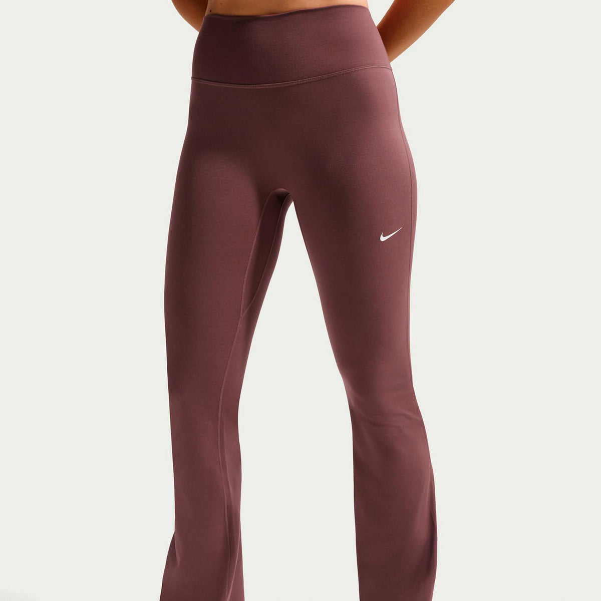Nike One High Waist Flare Tight Tight Damen - mauve