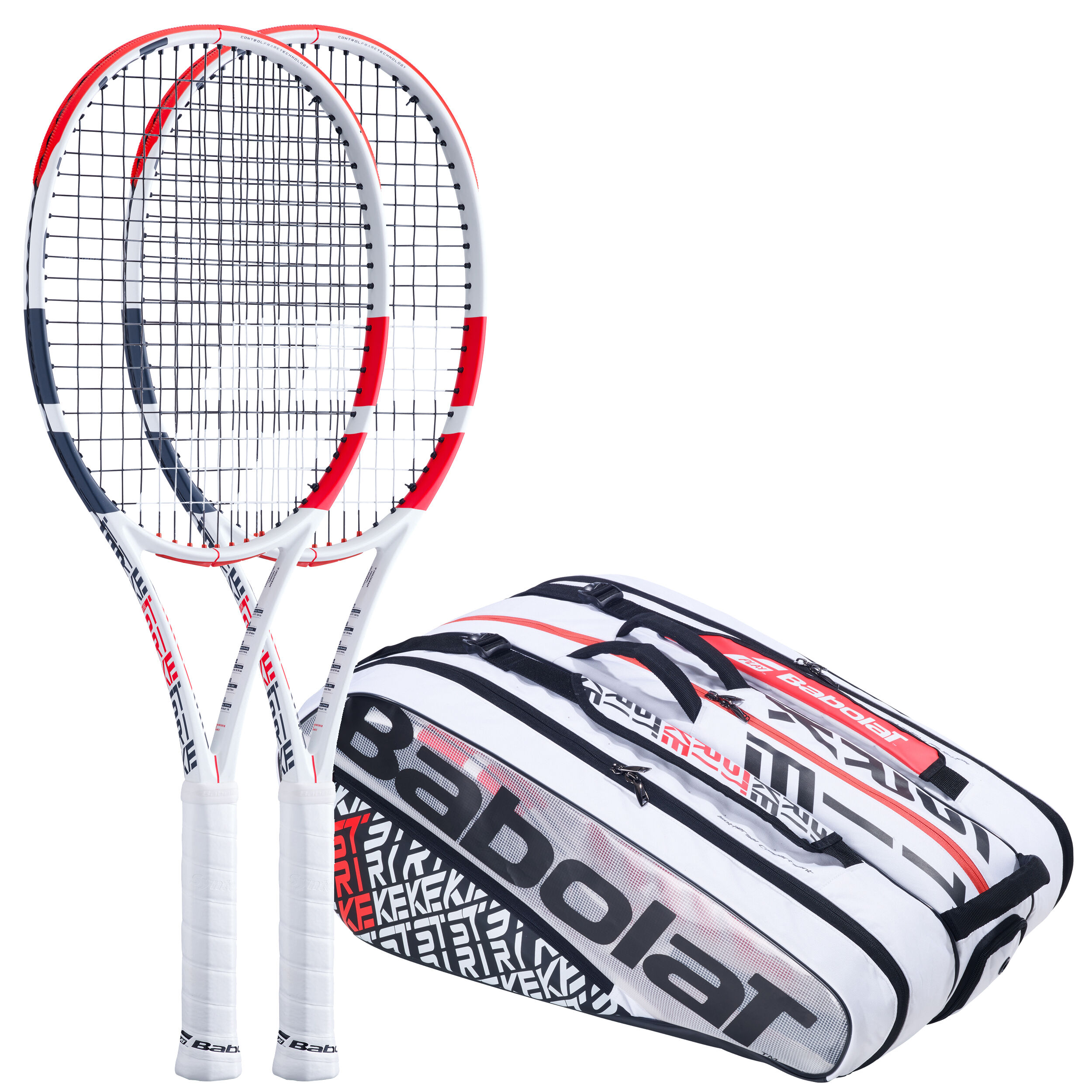 Babolat 2x Pure Strike 100 Plus Schlagertasche online kaufen Tennis Point DE