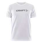 Craft Bekleidung Craft Core Essence Logo Laufshirt Herren-Weiß