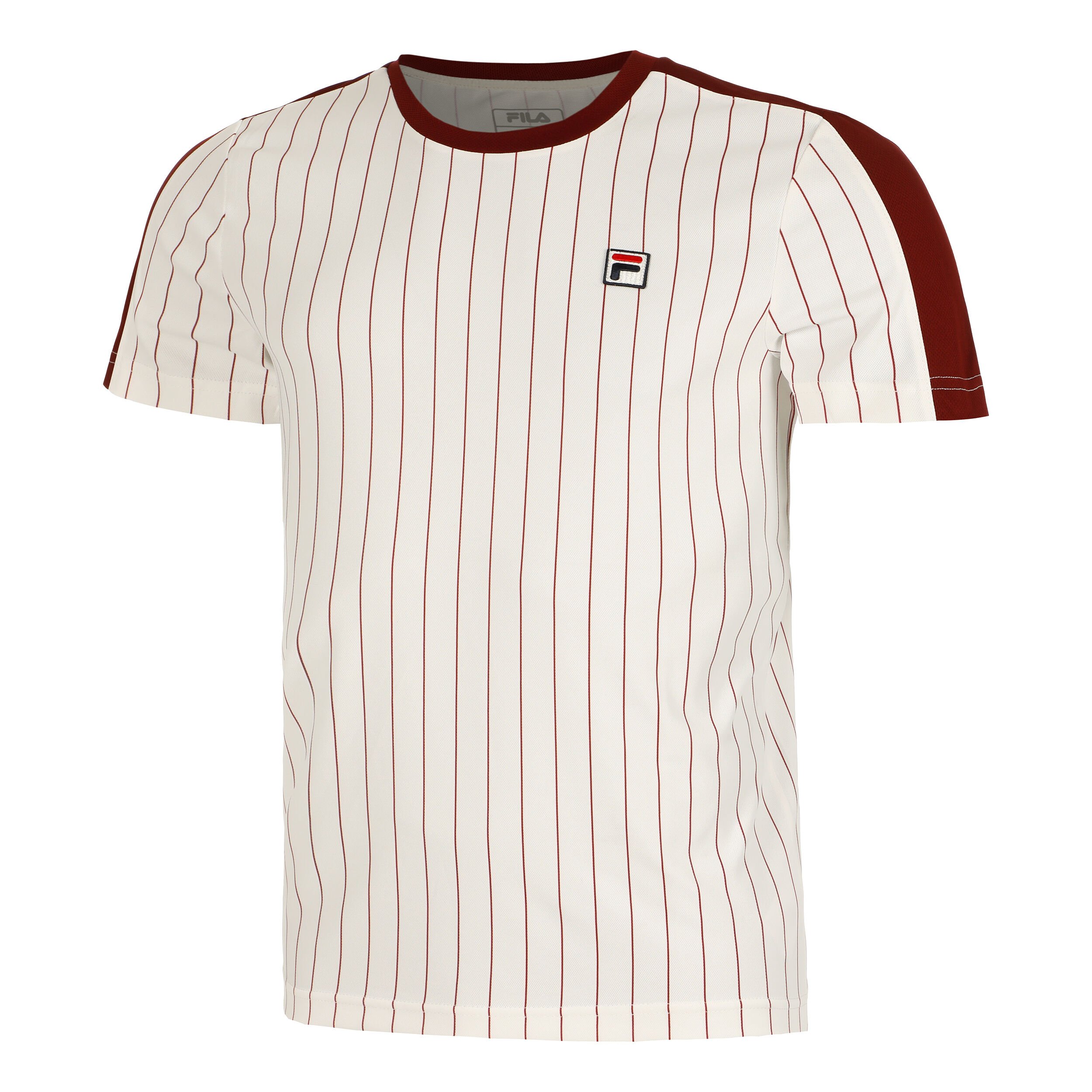 T shirt fila blanc rayé hot sale