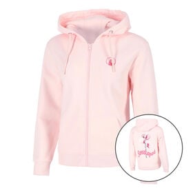 Bild von Endlessly Flower Zip Sweatjacke Damen-Rosa,Mehrfarbig