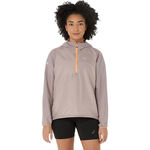 ASICS Bekleidung ASICS Fujitrail Packable Laufjacke Damen-Grau