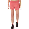 Road 2in1 3.5in Laufshorts Damen-Pink,Pink