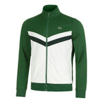 Lacoste Bekleidung Lacoste Technical Capsule Trainingsjacke Herren - gr&uuml;n, wei&szlig;