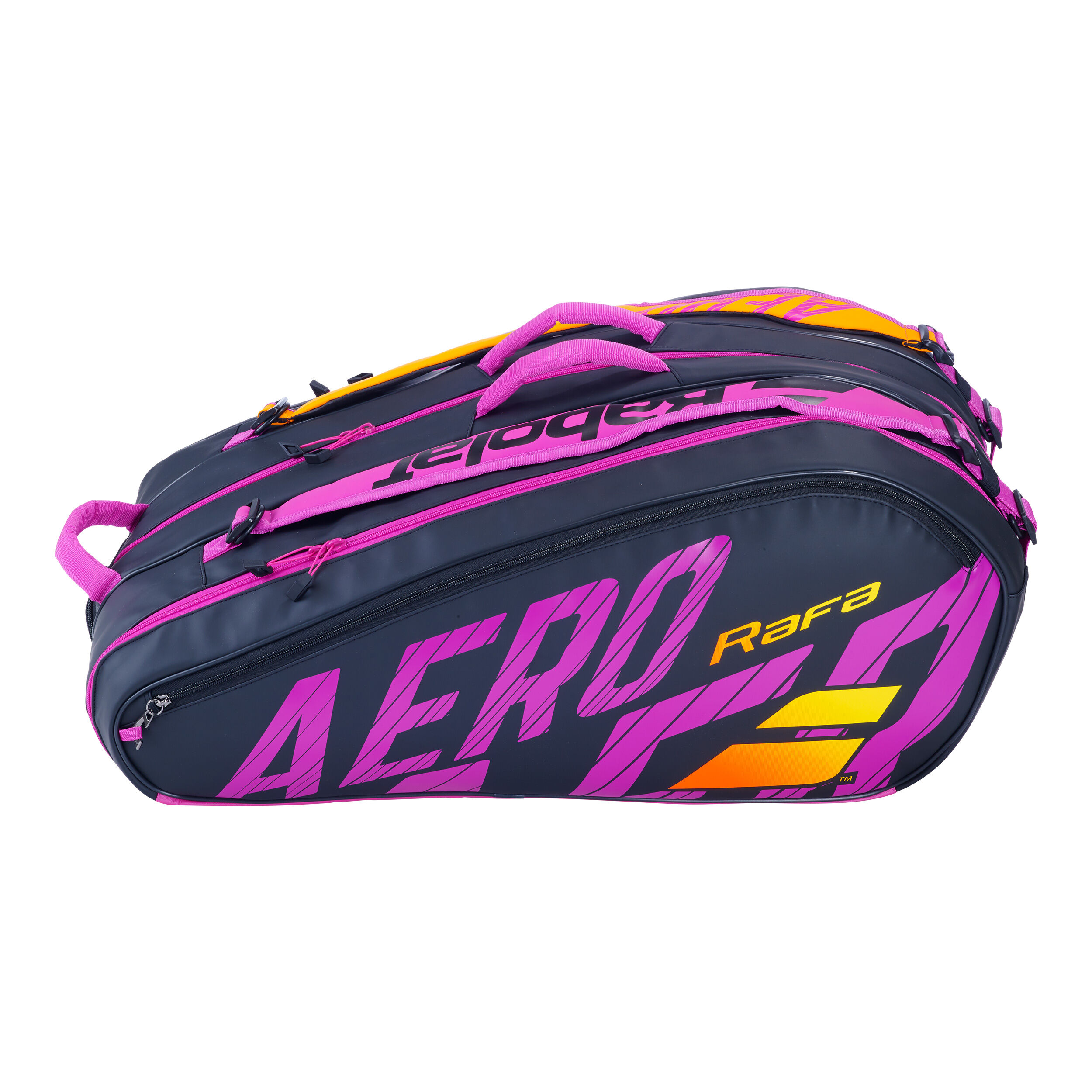 Rafael Nadal Pure Aero RH12 Schlagertasche Schwarz Orange