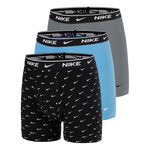Nike Boxer Short Nike Essential Cotton Stretch Boxer Brief Boxer Short - 3er Pack Herren-schwarz, grau