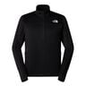 Winter Warm Pro 1/4 Zip Laufshirt Herren-Schwarz