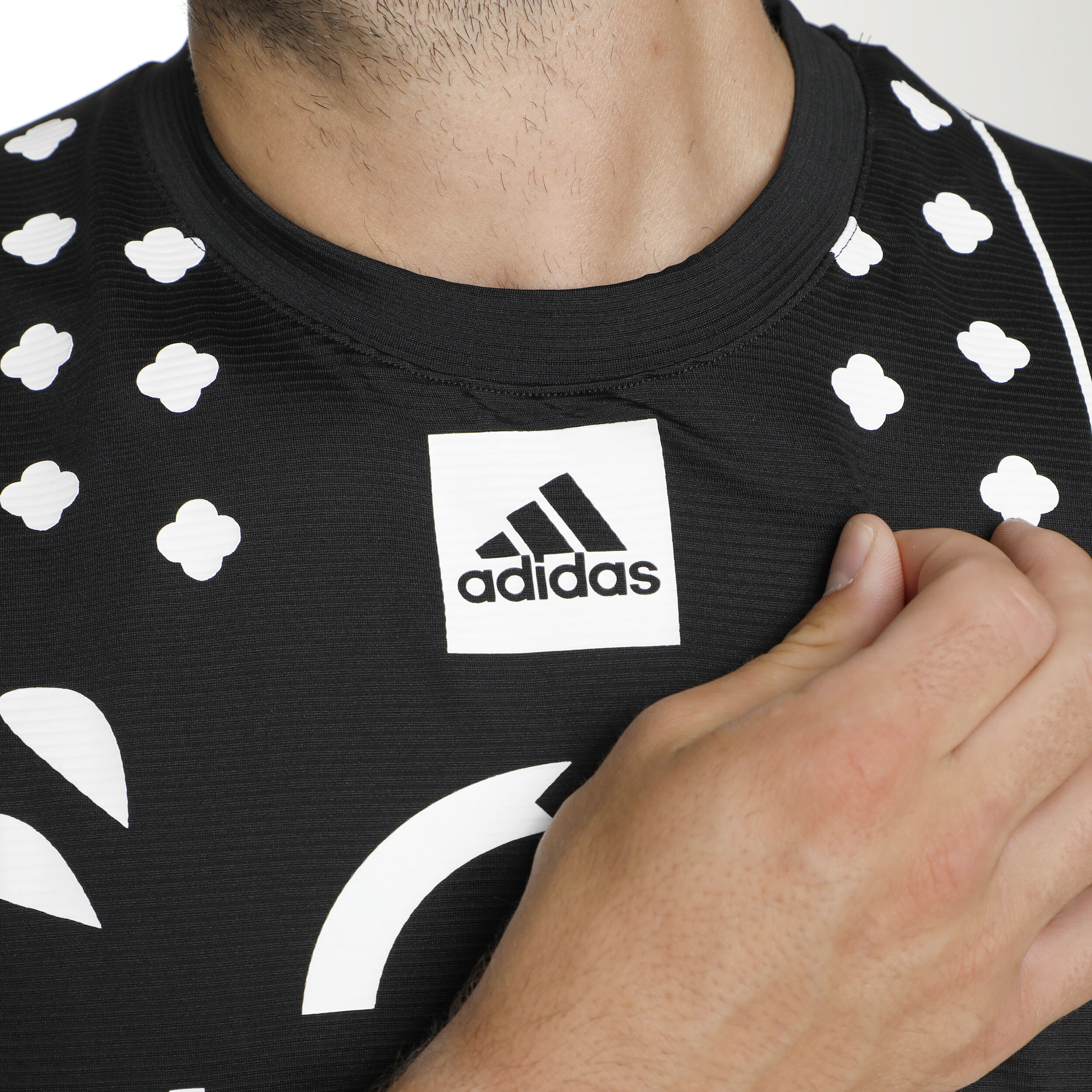 Adidas polka dot shirt top