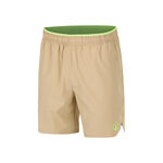 Quiet Please Bekleidung Quiet Please Wild Slam Shorts Herren-Beige,Neongrün