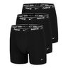 Essential Cotton Stretch Boxer Brief Boxer Short - 3er Pack Herren-schwarz, schwarz