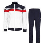 Fila Bekleidung Fila Bruno Trainingsanzug Herren-Weiß,Rot