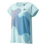 Crew Neck T-Shirt Damen - hellblau, 