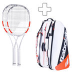 Babolat 2x Pure Strike 100 plus Schlägertasche