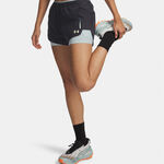 Under Armour Laufshorts Under Armour Explor Trail Ultra Lined  Laufshorts Damen-anthrazit, blau