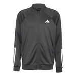 adidas Bekleidung adidas 3 Stripes Knit Trainingsjacke Herren-Schwarz,Weiß