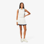 Lacoste Bekleidung Lacoste Kleid Damen - weiß, dunkelblau