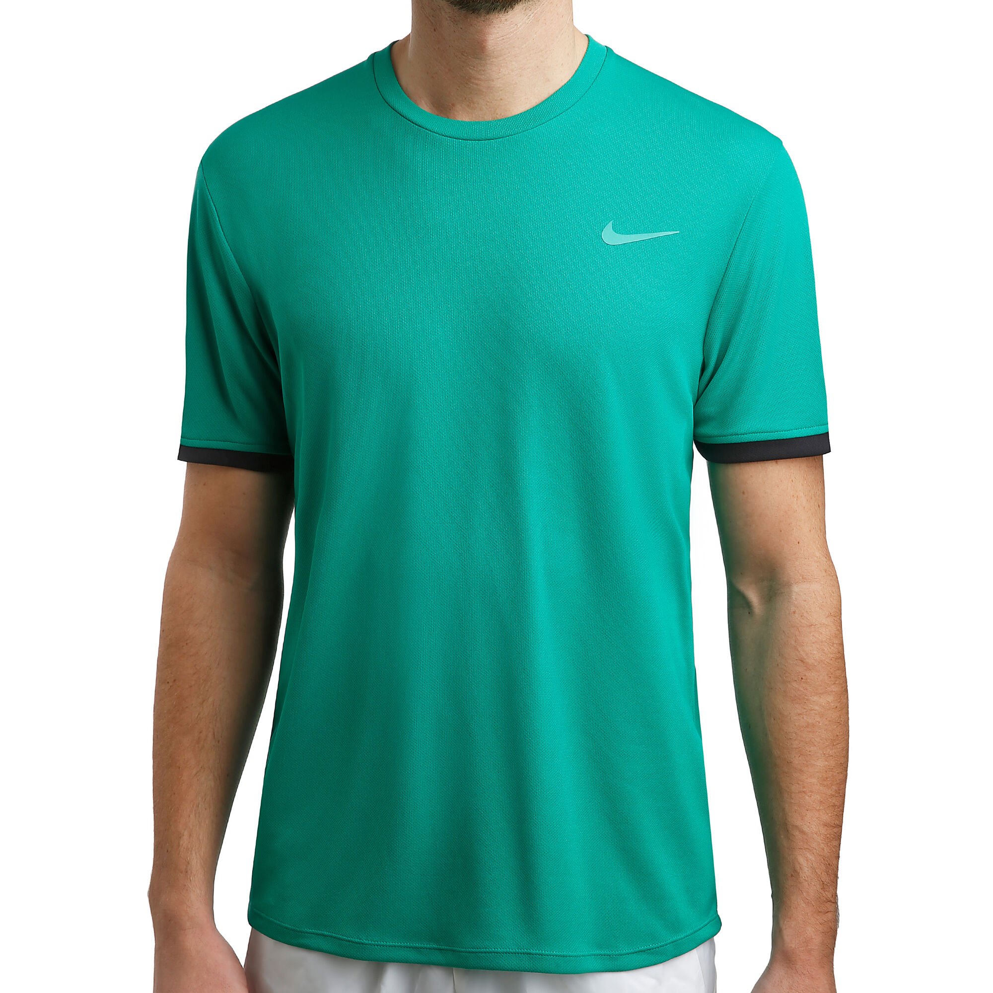 Nike Court Dry T-Shirt Herren - Grün, Dunkelblau online kaufen | Tennis