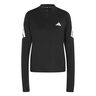 adi365 Zip  Laufshirt Damen-schwarz