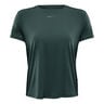 One Dri-Fit T-Shirt Damen - gr&uuml;n, schwarz
