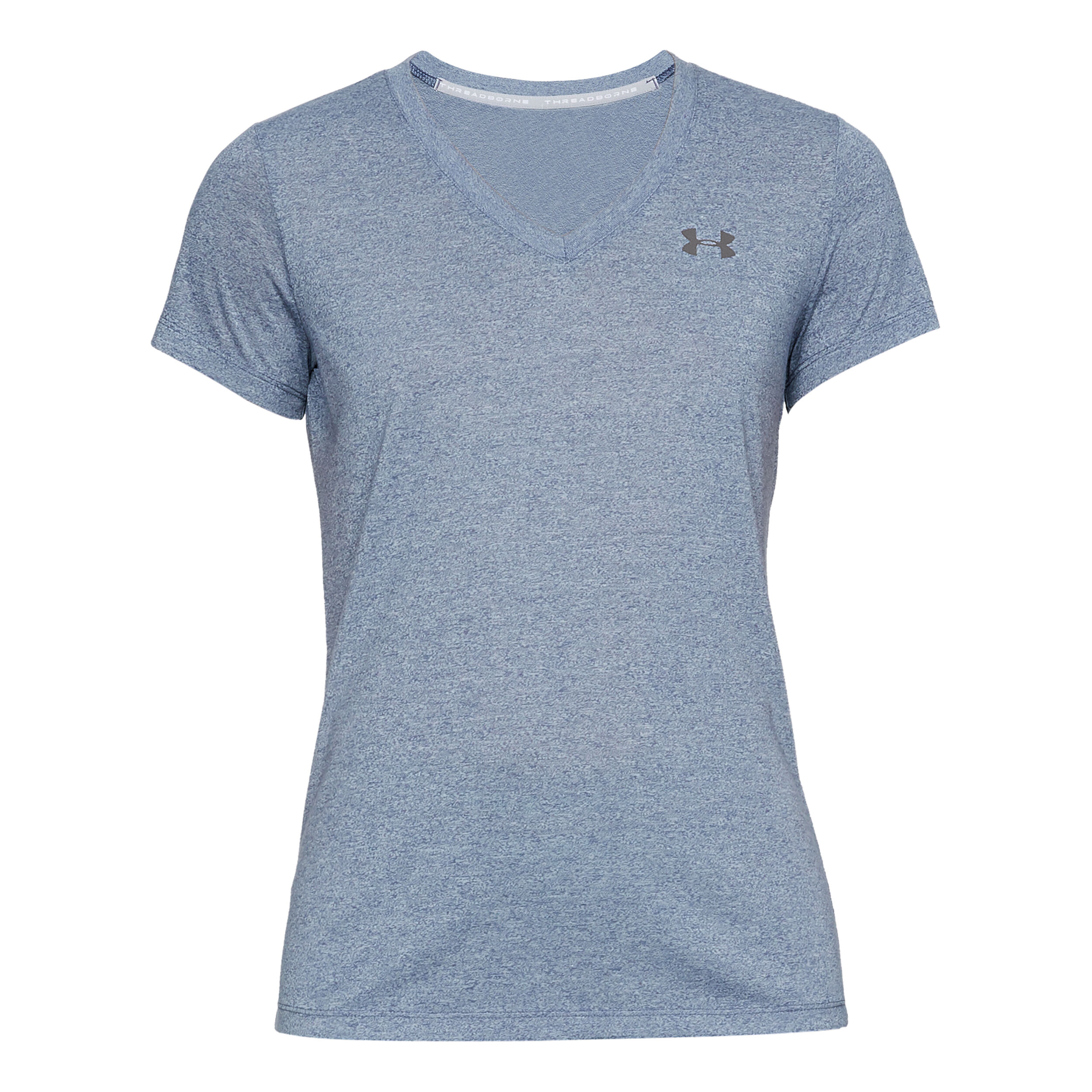 Threadborne Twist T Shirt Damen Hellblau Silber