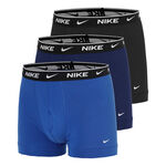 Nike Boxer Short Nike Essential Cotton Stretch Trunk Boxer Short - 3er Pack Herren-blau, blau