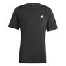 Training Essential Stretch T-Shirt Herren - schwarz, 