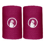 Quiet Please Tennisbekleidung Quiet Please Long Schwei&szlig;band - 2er Pack Unisex-pink, wei&szlig;