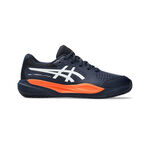 ASICS Tennisschuhe ASICS Gel-Resolution X GS Sandplatzschuh Kinder-Dunkelblau,Wei&szlig;