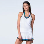Lucky in Love Bekleidung Lucky in Love Stripe Hype Tank-Top Damen-Weiß,Mehrfarbig