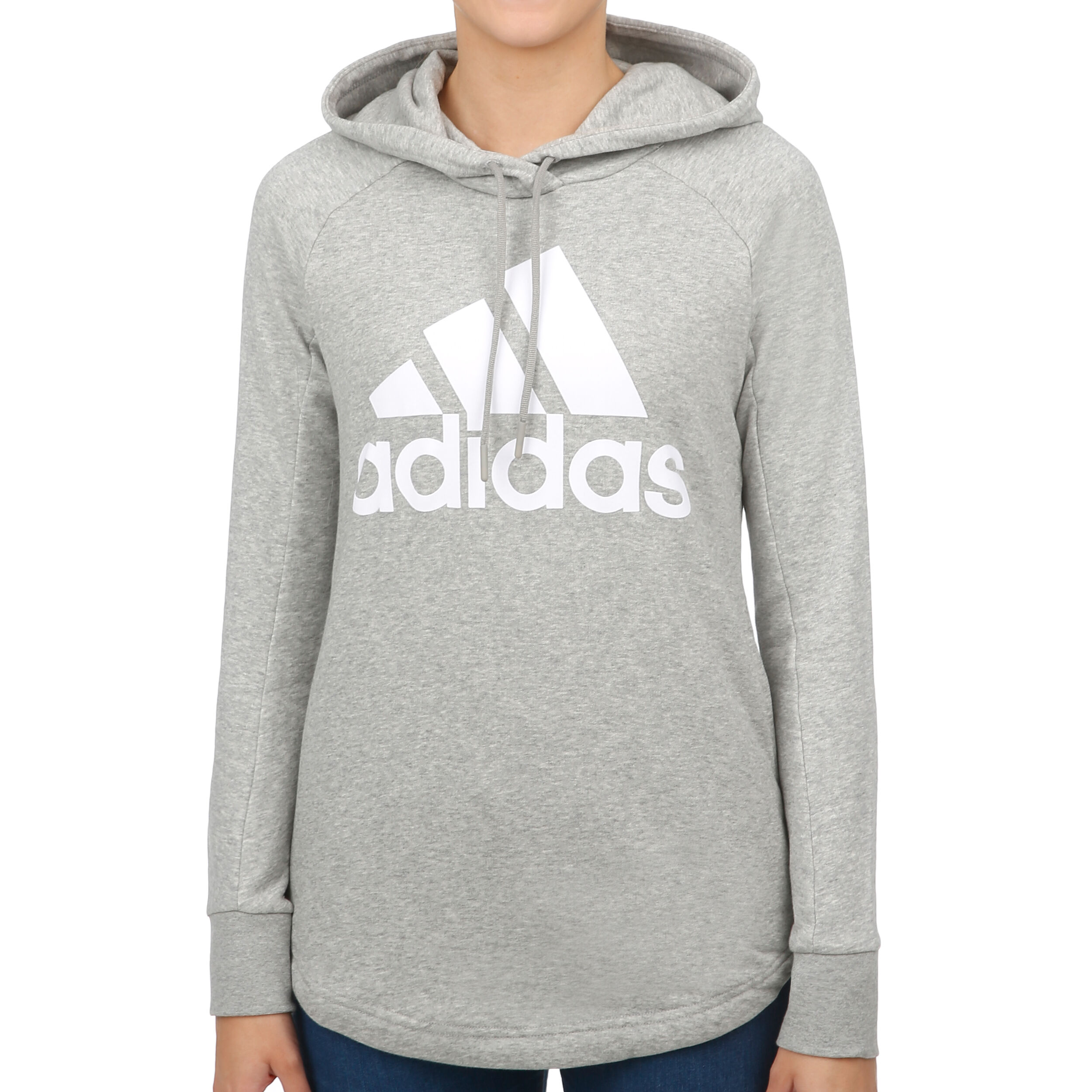 adidas Sport ID Overhead Hoody Damen Hellgrau, Weiß online adidas Sport ID Over Head Hoody Damen Hellgrau online