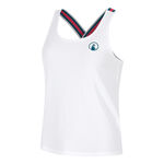 Quiet Please Bekleidung Quiet Please Create Serve & Volley 2.0 Tank-Top Damen-Weiß,Mehrfarbig