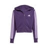 3Stripes Full-Zip Crop Trainingsjacke M&auml;dchen - lila, flieder