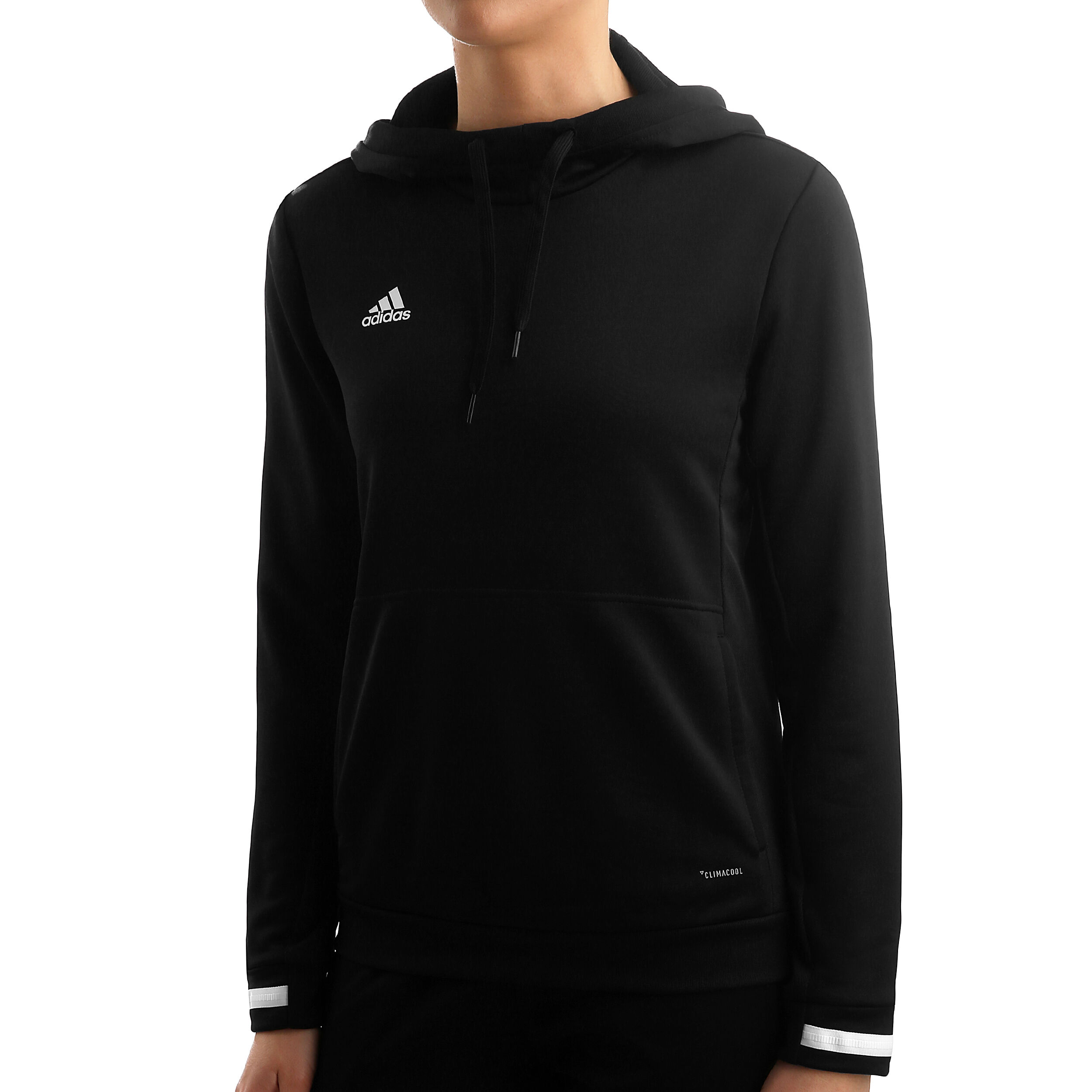 Adidas T19 Hoodie Damen Schwarz Kapuzenpullover Adidas T19 Hoodie Damen Schwarz Kapuzenpullover