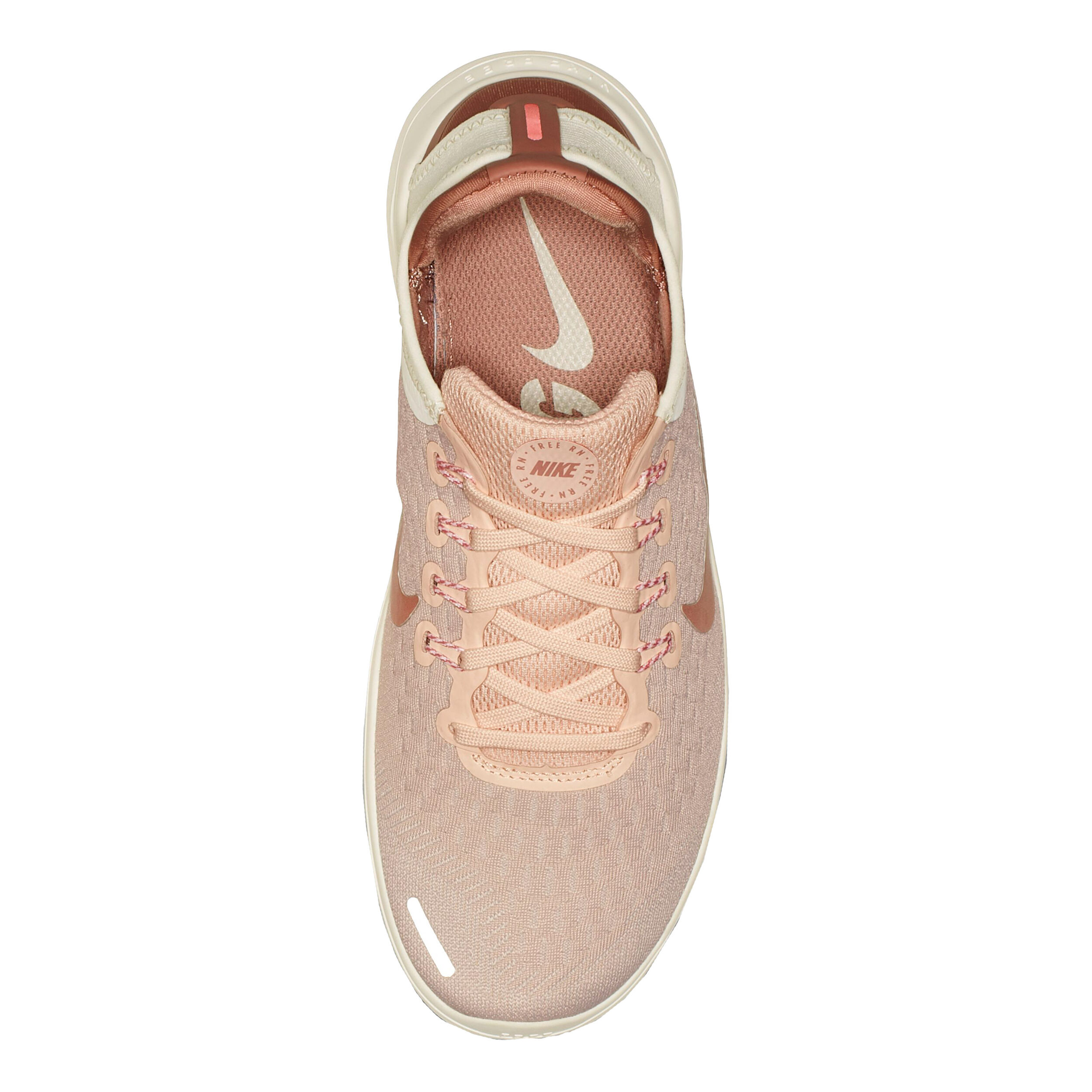Nike Free Run 2018 Fitnessschuh Damen Creme Rosa online kaufen Tennis Point DE