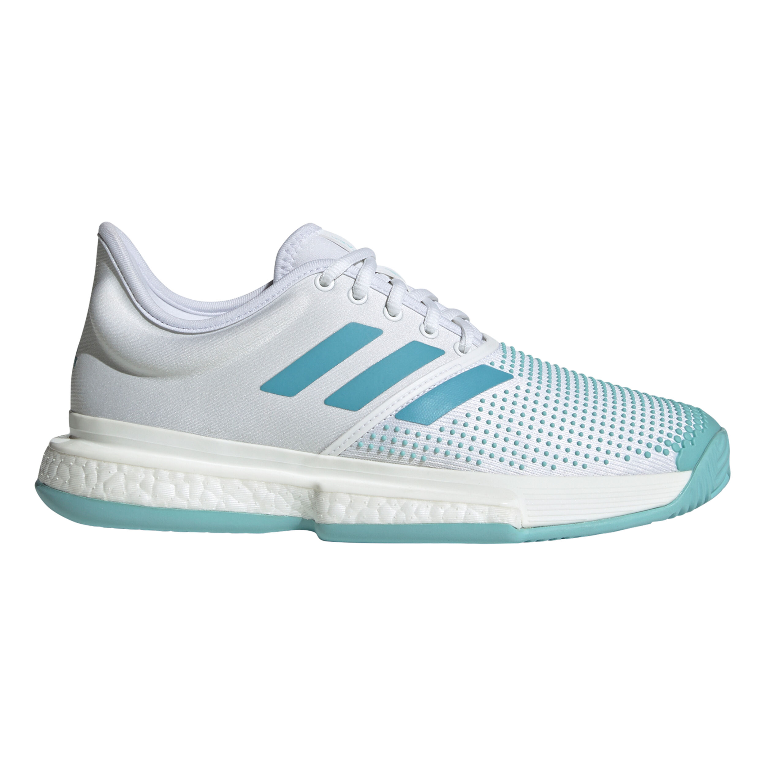 SoleCourt Boost X Parley Allcourtschuh Damen Creme Hellblau