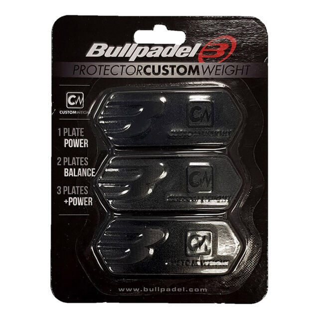 tennis-point.de | Bullpadel Protector Custom (3x3 Gr.) Bleiband - Schwarz