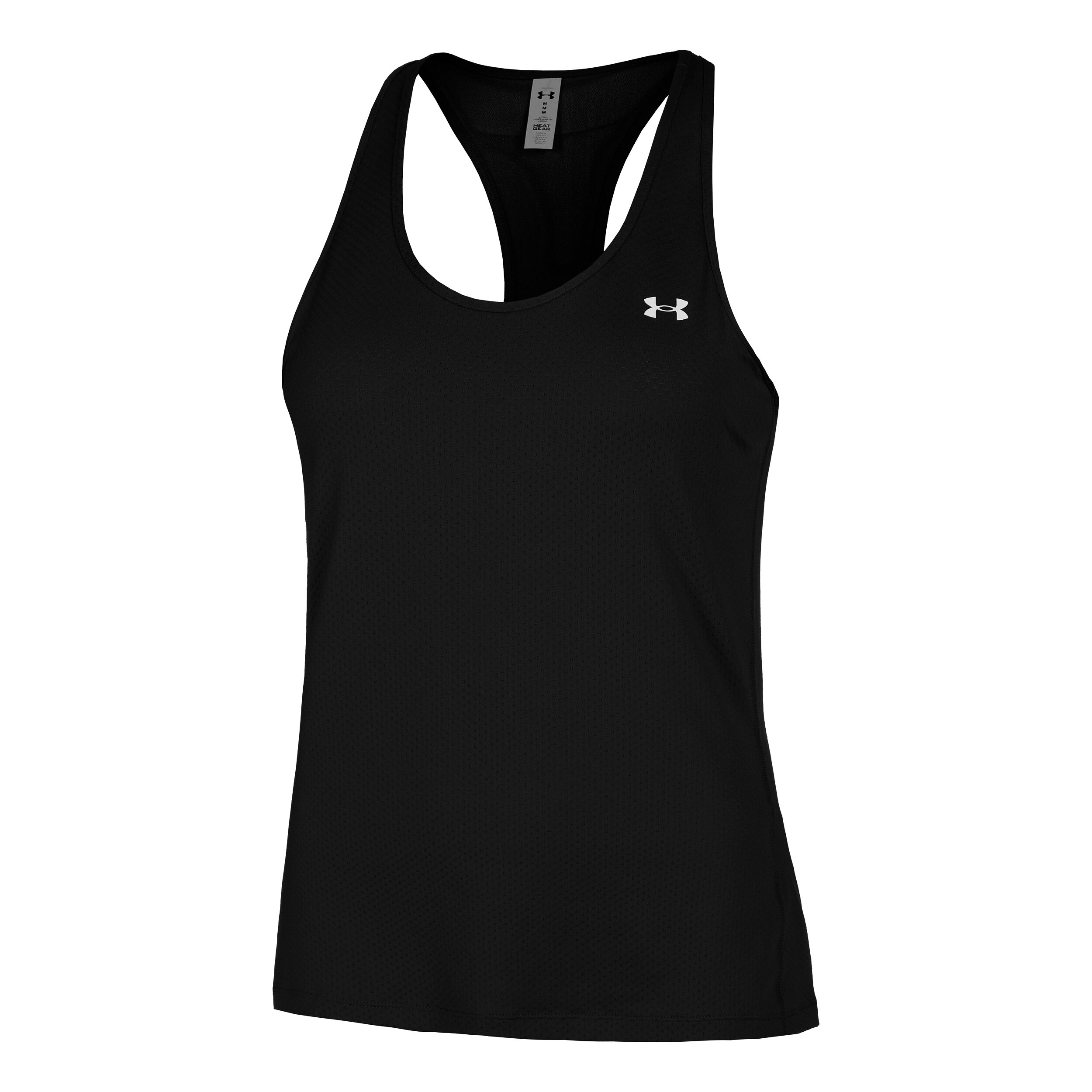 Tech Mesh Racer Tank Top Damen Schwarz