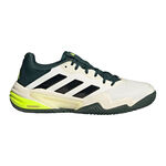 adidas Tennisschuhe adidas Barricade 13 Sandplatzschuh Herren-Creme,Dunkelgr&uuml;n