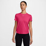 Nike Bekleidung Nike One Classic Dri-FIT T-Shirt Damen-berry, weiß