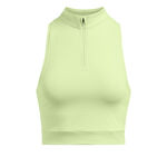 Under Armour Lauftop Under Armour Run Anywhere Crop Laufshirt Damen-Gr&uuml;n