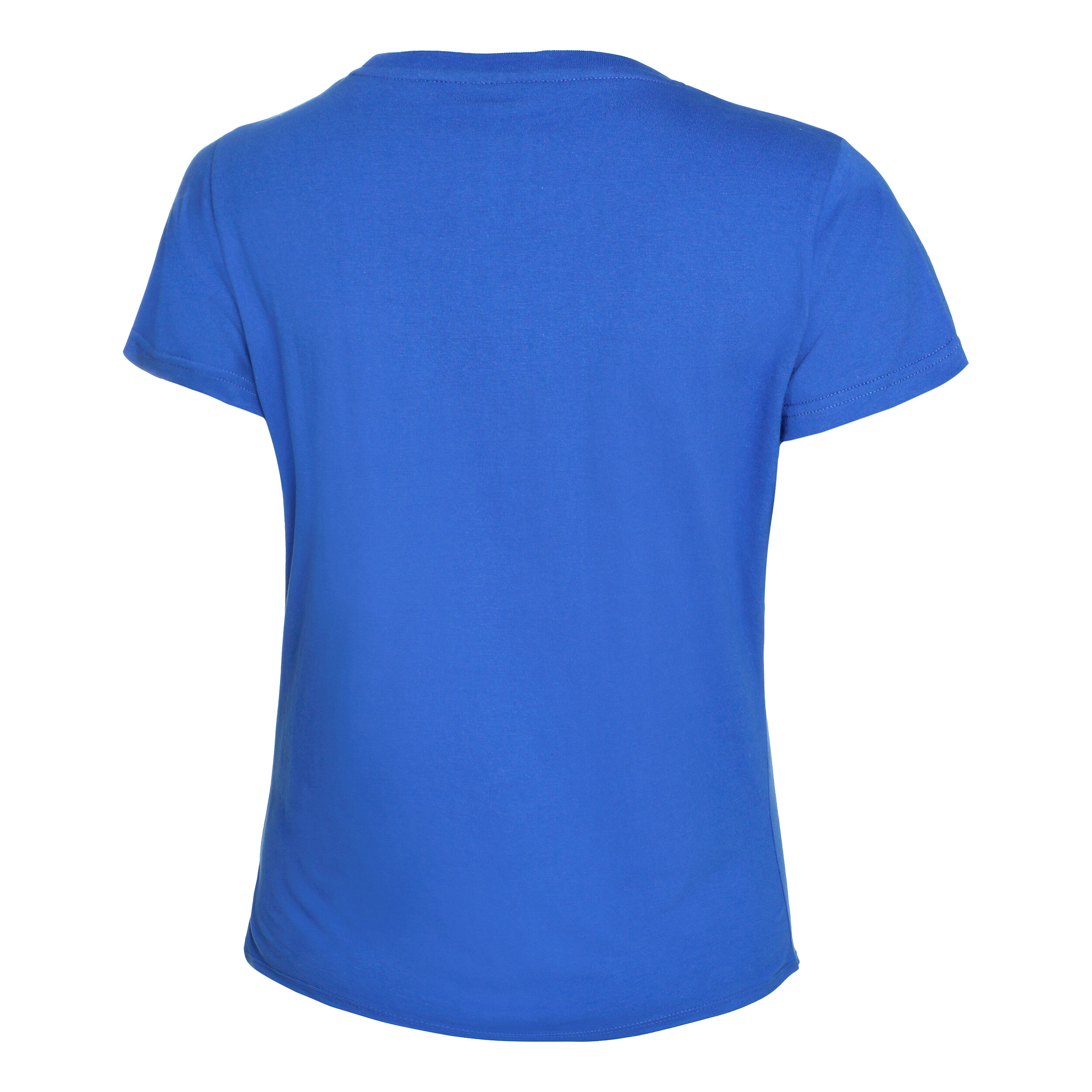 Quiet Please Baseline Logo T Shirt Damen Blau Gold online kaufen Tennis Point DE