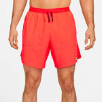 Nike Laufshorts Nike Dri-Fit Stride 7in Brief-Lined Shorts - rot, schwarz